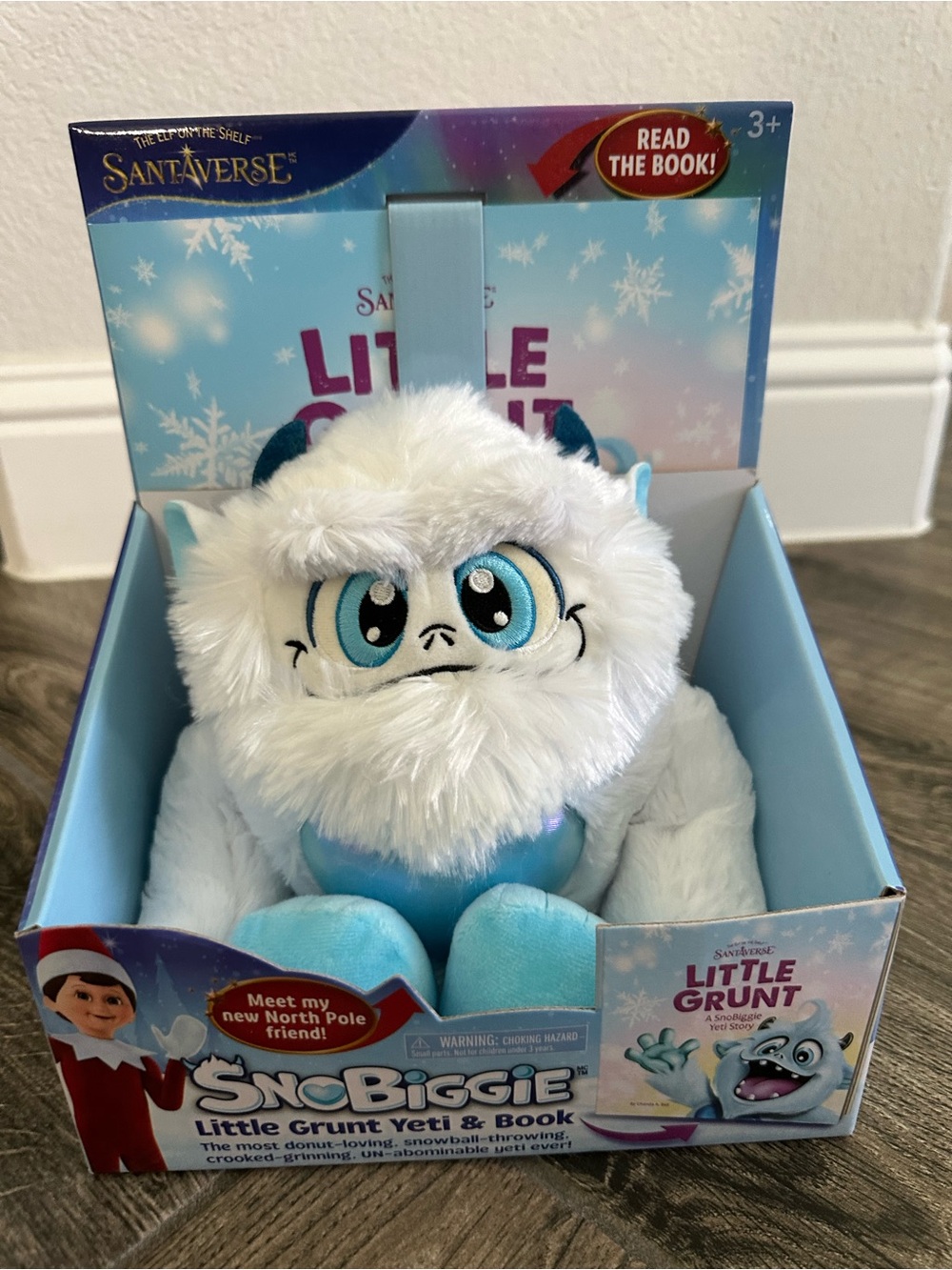 The Elf on the Shelf- SnoBiggie Little Grunt Yeti Book and Plush
